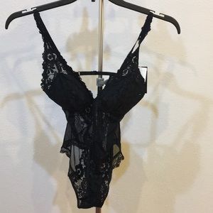 H&M black laced bodysuit